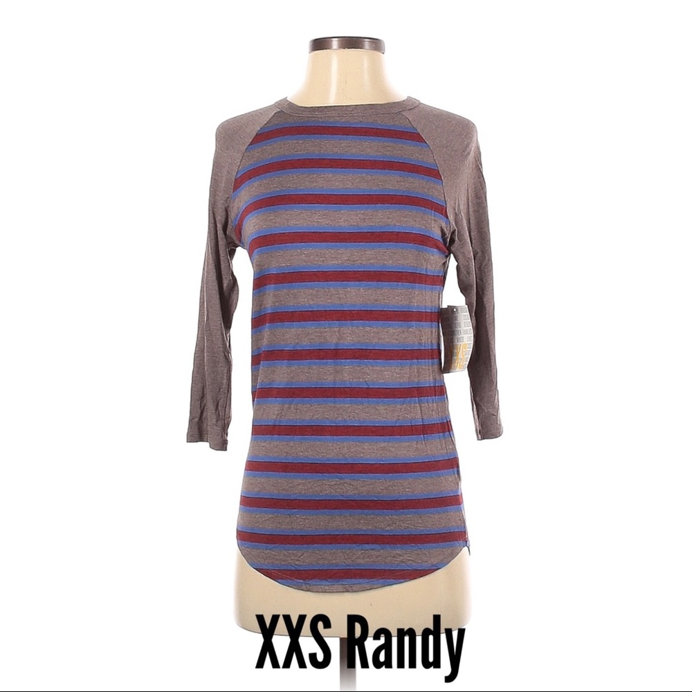LuLaRoe Randy baseball tee